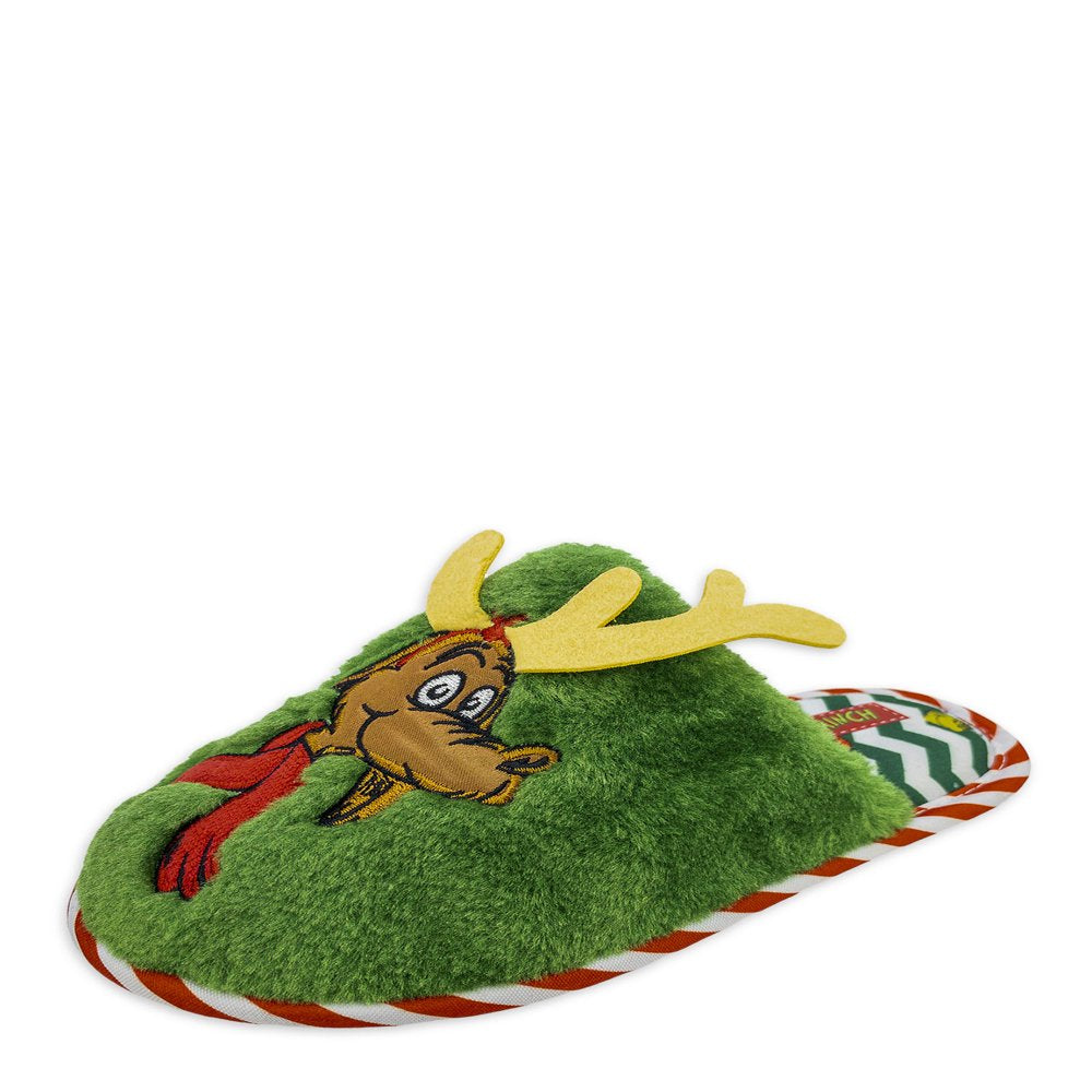 Dr. Seuss Family Grinch Slippers, Sizes Toddler-Adult