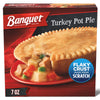 Banquet Turkey Deep Dish Pot Pie, Frozen Meal, 7 Oz (Frozen)