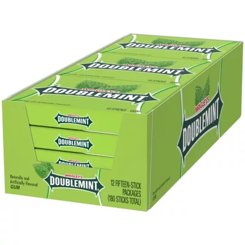 Wrigley'S Doublemint Chewing Gum (15 Ct., 12 Pk.)