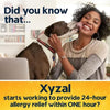 Xyzal Adult Allergy 24HR, Allergy Relief Tablets (55 Ct., 2 Pk.)