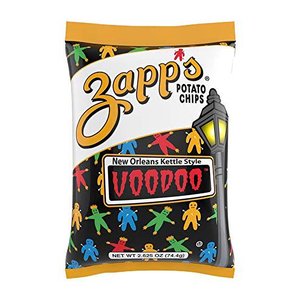 ZAPP'S Potato Chips Variety Pack | Evil Eye, Voodoo, Voodoo Heat, Mesquite BBQ, Cajun Dill Gatortator, 2.5 Oz Hungry Sized Bags | 5-Pack