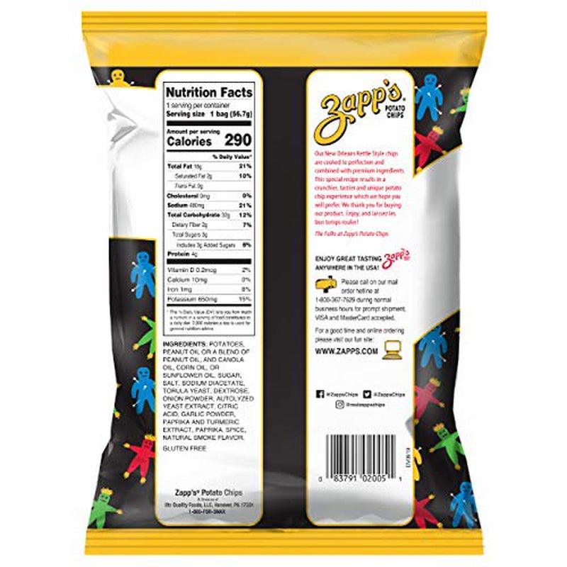 Zapps Potato Chips - Voodoo - 2 Oz (Pack of 5)