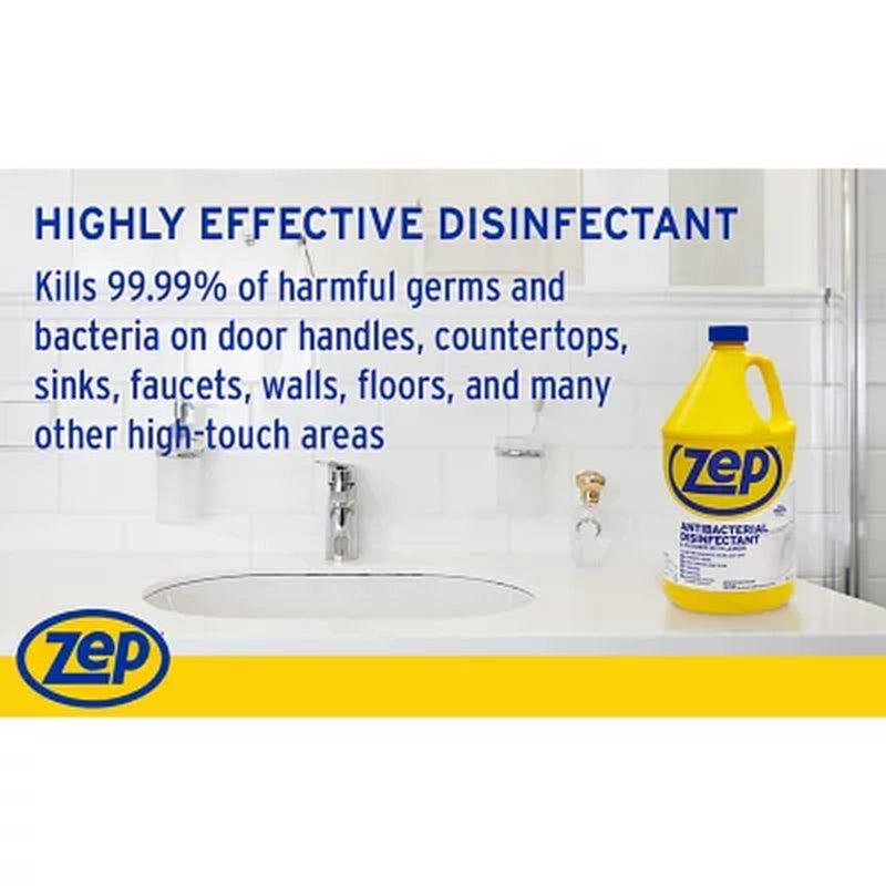 Zep Commercial Anti-Bacterial Disinfectant and Cleaner with Lemon (1Gal.)