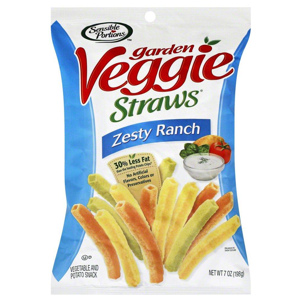 Zesty Ranch Garden Veggie Straws, 7 Oz, (Pack of 12)