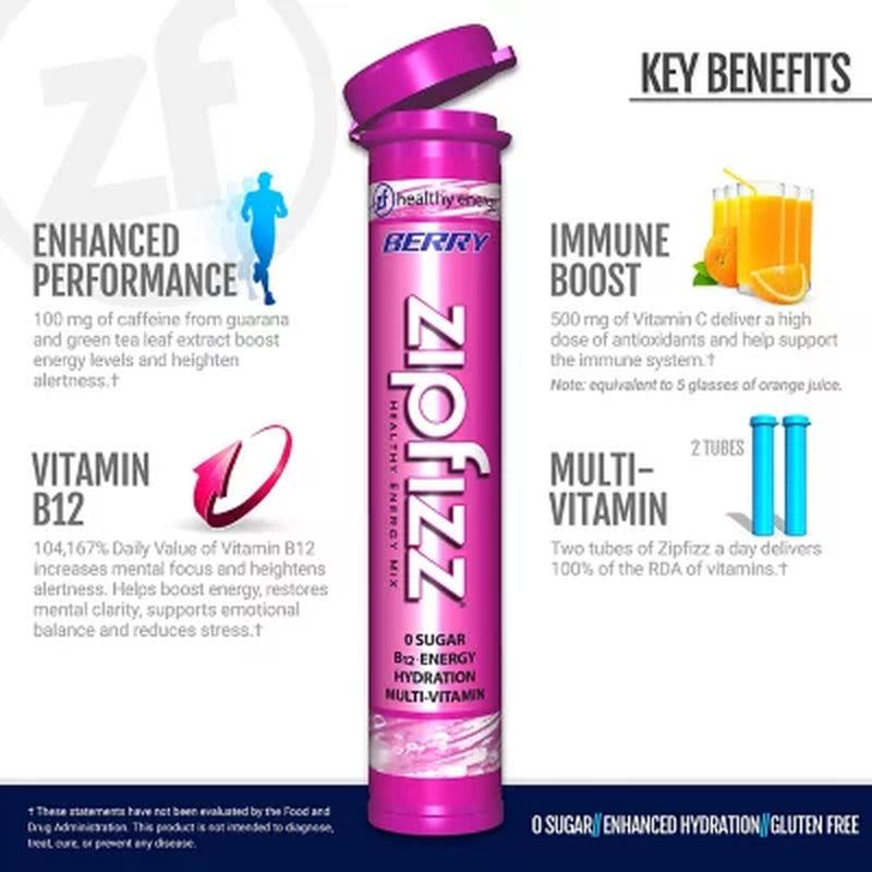 Zipfizz Energy Drink Mix, Berry (20 Ct)