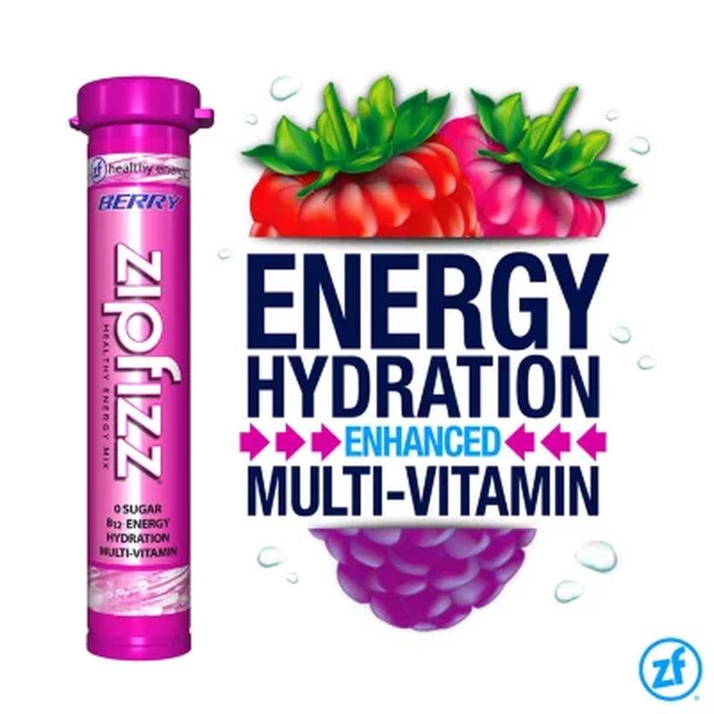 Zipfizz Energy Drink Mix, Berry (20 Ct)