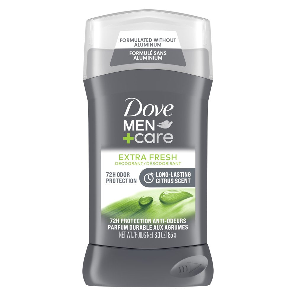 Dove Men+Care Extra Fresh Gift Set for Men, Face & Body Wash, Deodorant Stick & Shower Tool, Fresh, 3 Count