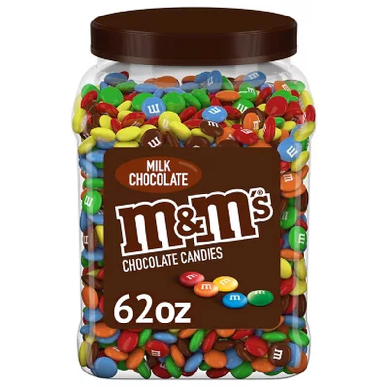 M&M'S Milk Chocolate Candy Bulk Jar (62 Oz.)