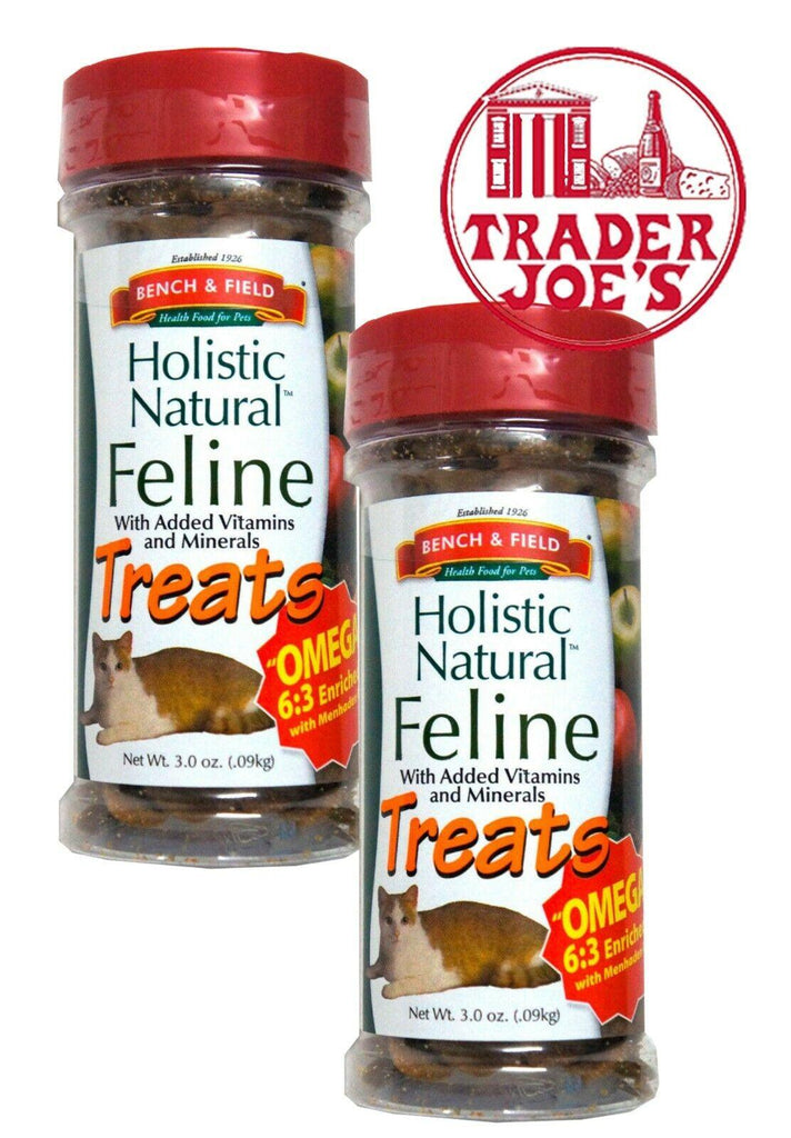 X2 🔥Trader Joe'S Bench & Field Holistic Natural Feline Cat Treats 2 🔥