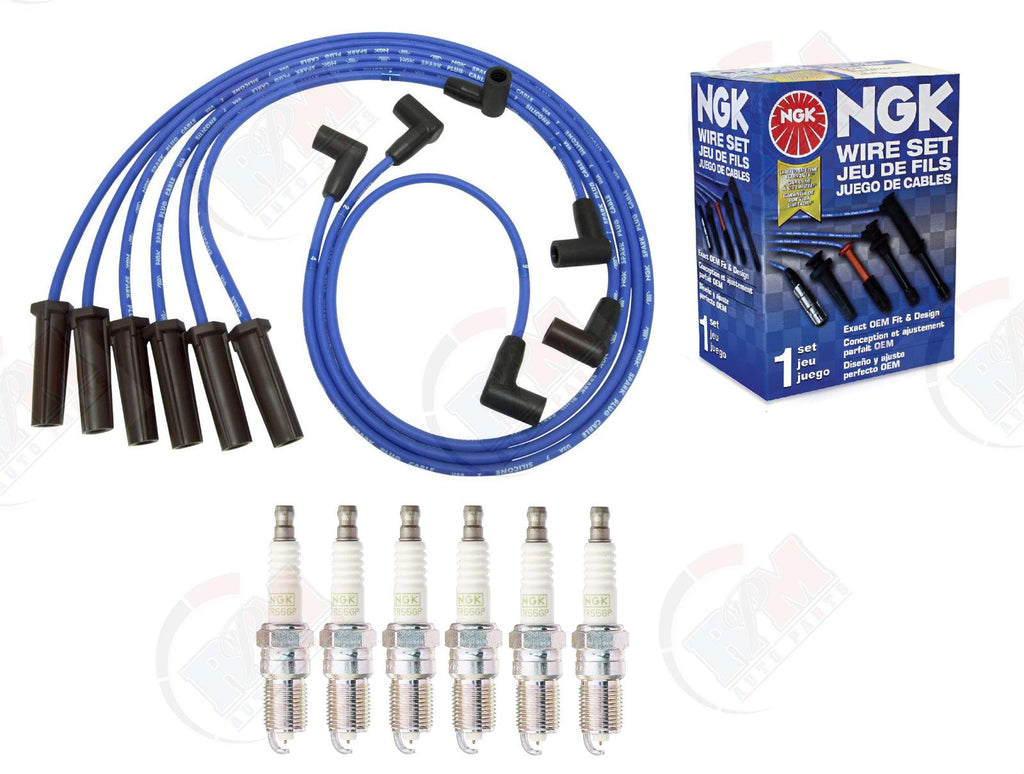 NGK Spark Plugs & Wire Set Kit for Allure Impala Monte Carlo Grand Prix Regal