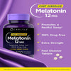 Carlyle Melatonin 12 Mg | 300 Tablets | Natural Berry Flavor