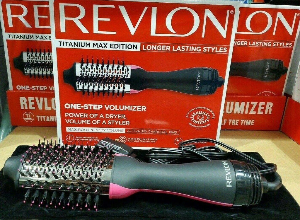 Revlon Titanium Max Edition One-Step Volumizer Max Root & Body Volume New 4 U!