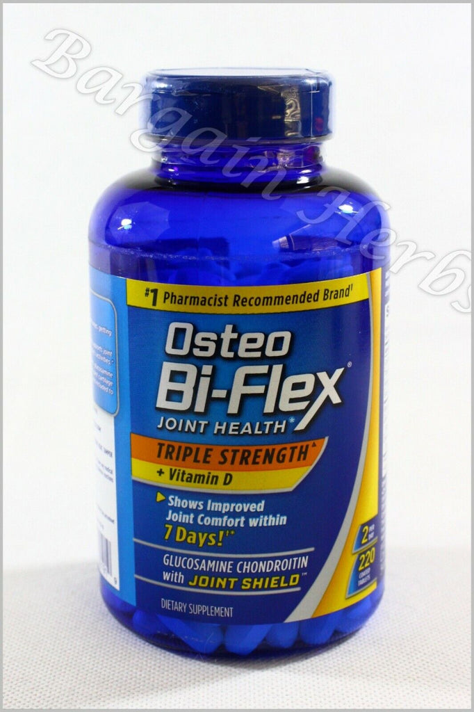 Osteo Bi-Flex Triple Strength + Vitamin D Joint Shield 220 Tablets Free Shipping