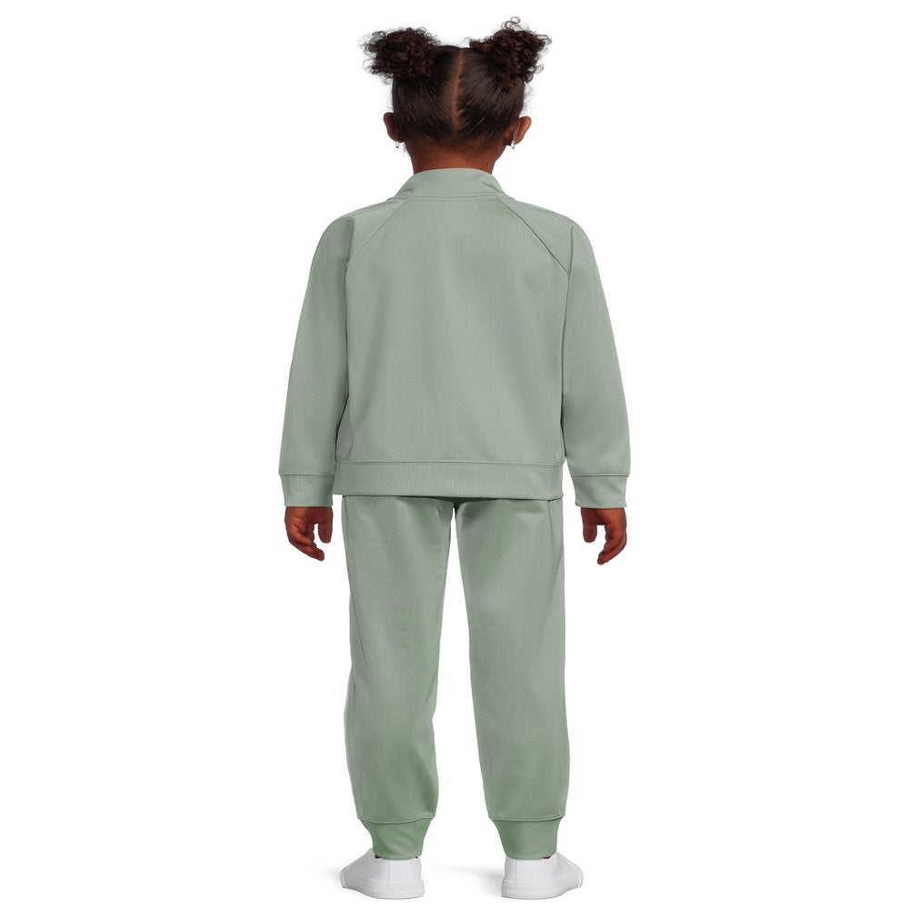 Athletic Works Girls Fleece Tracksuit, 2-Piece, Sizes 4-18 & Plus