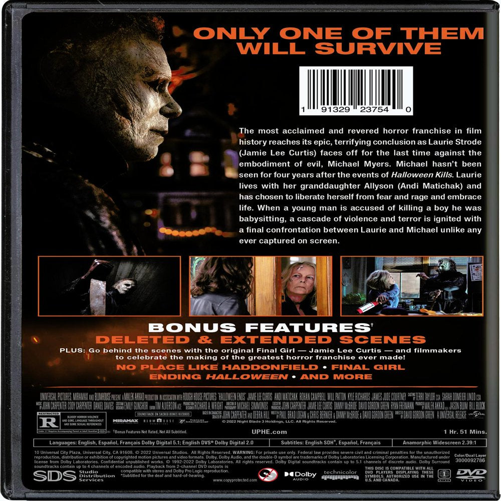 Halloween Ends (2022) (DVD)