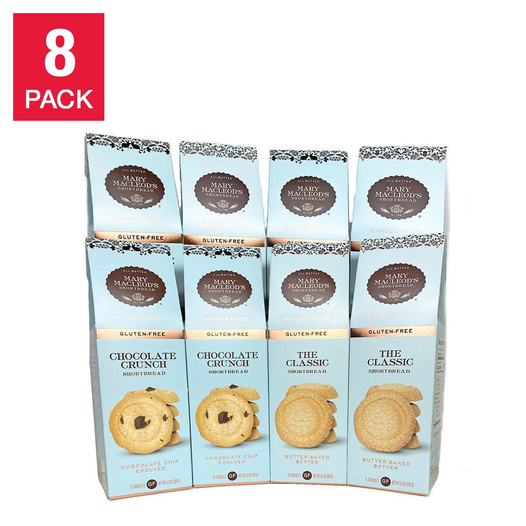 Mary Macleod'S Gluten Free Shortbread Cookies Mixed Assortment 8-Pack