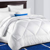 SOPAT All Season down Alternative Comforter Hotel Luxury Quilted Duvet Insert Cooling Washable Hypoallergenic Reversible Quilt - Queen,White