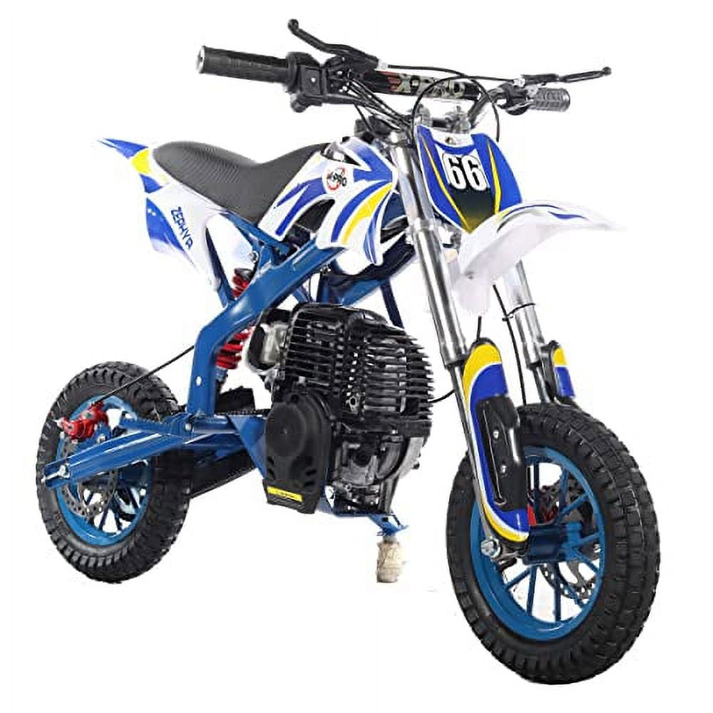 X-Pro Brand New Zephyr 4 Stroke 40Cc Gas Pit Dirt Bike, Mini Bike for Kids, Pull Start 10" Wheels