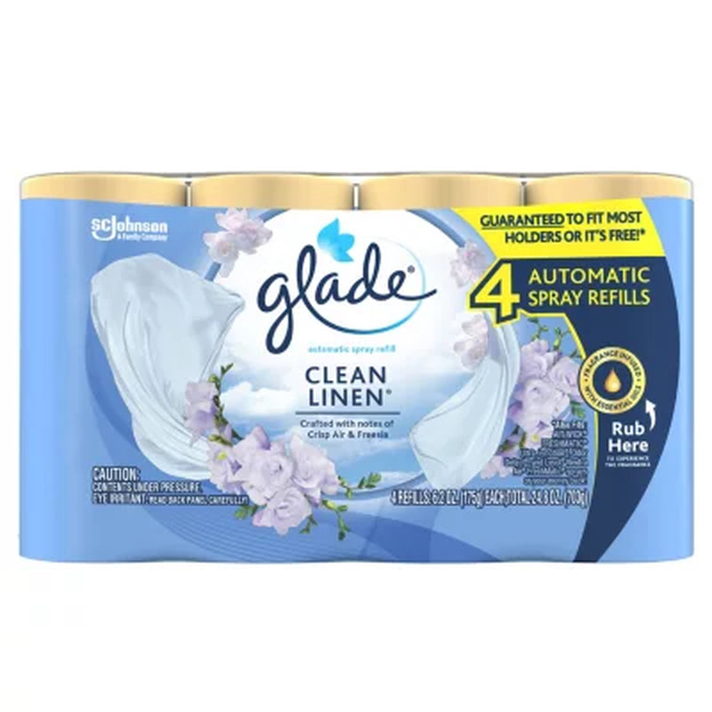 Glade Automatic Spray Air Freshener Refills, 4 Ct. (Choose Your Scent)