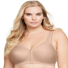 Glamorise Full Figure plus Size Magiclift Front-Closure Posture Back Bra Wirefree #1265