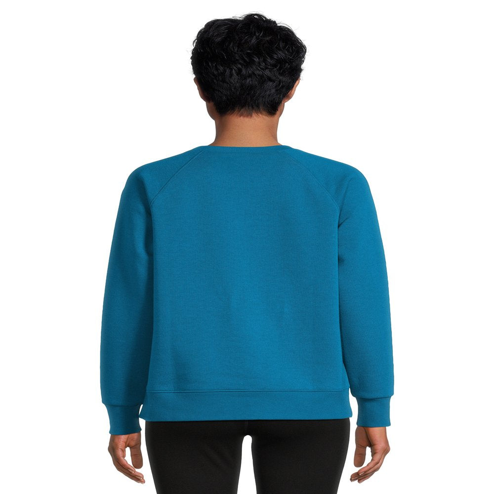 Athletic Works Women'S Fleece Crewneck Sweatshirt, Sizes XS-XXXL