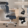 Lioncin Office Chair, High Back Ergonomic Desk Chair, Breathable Mesh Desk Chair with Adjustable Lumbar Support and Headrest, Swivel Task Chair with Flip-Up Armrests,Dark Gray