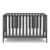 Storkcraft Sunset 4 in 1 Convertible Baby Crib, Gray