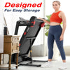 Famistar Folding Electric Incline Treadmill for Home, 8MPH Speed, 250Lbs, APP Control, 15 Programs & 3 Modes, Touch Screen Display, Bluetooth Speakers, Easy Assembly Running Jogging Machine