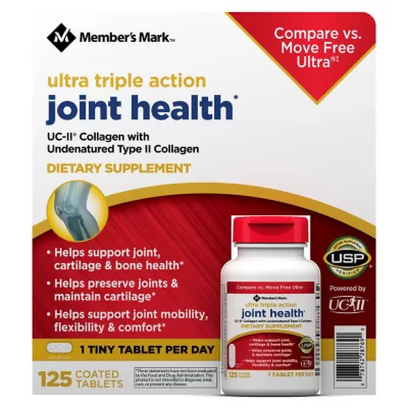 Member'S Mark Ultra Triple Action Joint Health (125 Ct.)