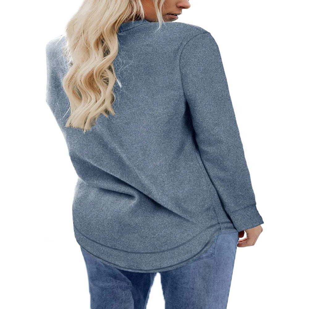 Fantaslook Sweatshirts for Women Crewneck Casual Long Sleeve Shirts Tunic Tops