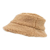 Time and Tru Teddy Sherpa Bucket Hat Neutral Color One Size