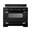 Unique Classic Retro 30" 3.9 Cu/Ft Freestanding 5-Element Electric Range with Convection Oven