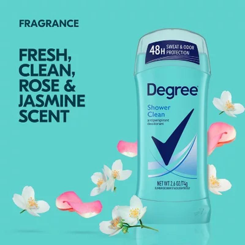 Degree Antiperspirant Deodorant, Shower Clean (2.6 Oz., 5 Pk.)