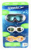 Speedo Professional 3 Pack Swimming Goggles Adult or Juniors Anti-Fog/Uv Protect