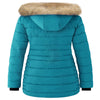 Wantdo Women'S Puffer Jackets Insulated Winter Coat Thicken Outwear Puffer Coats Teal Blue S