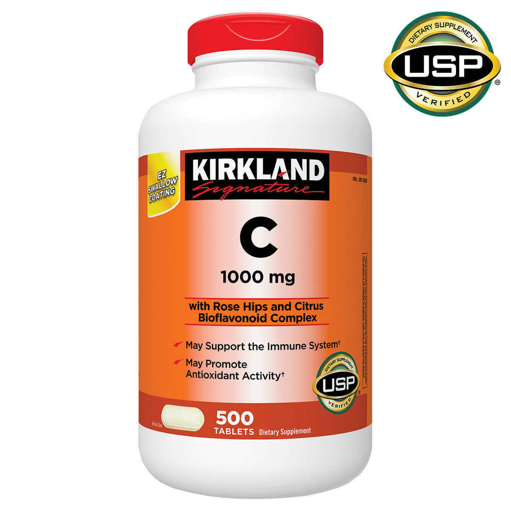 Kirkland Signature Vitamin C 1000 Mg 500 Tablets Exp. 09/2026