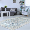 Luxe Weavers Victoria 4620 Distressed Floral Area Rug Carpet, Cream / Size 8X10