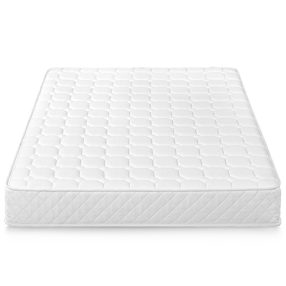 Zinus 8" Quilted Hybrid Mattress of Comfort Foam and Pocket Spring, Full