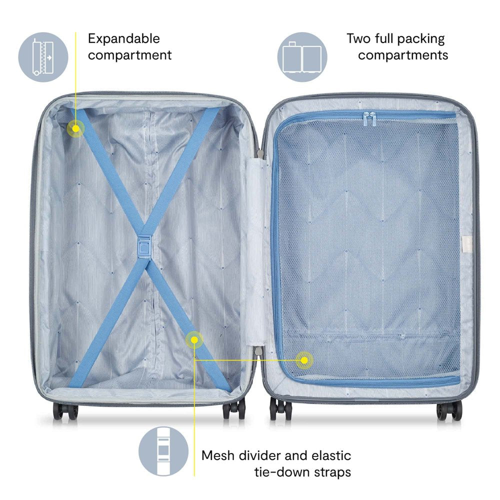 DELSEY PARIS Comete 3.0 21" Hardside Spinner Carry-On Luggage, Blue