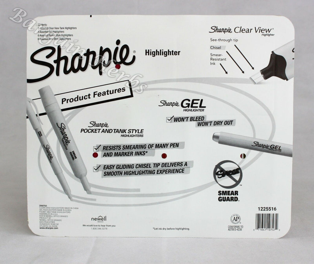 Sharpie Highlighter Variety Pack 18 Ct. Free Shipping