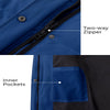 Wantdo Women'S Winter Jacket Warm Puffer Coat Heavy Bubble Coats Rain Jacket Palace Blue L