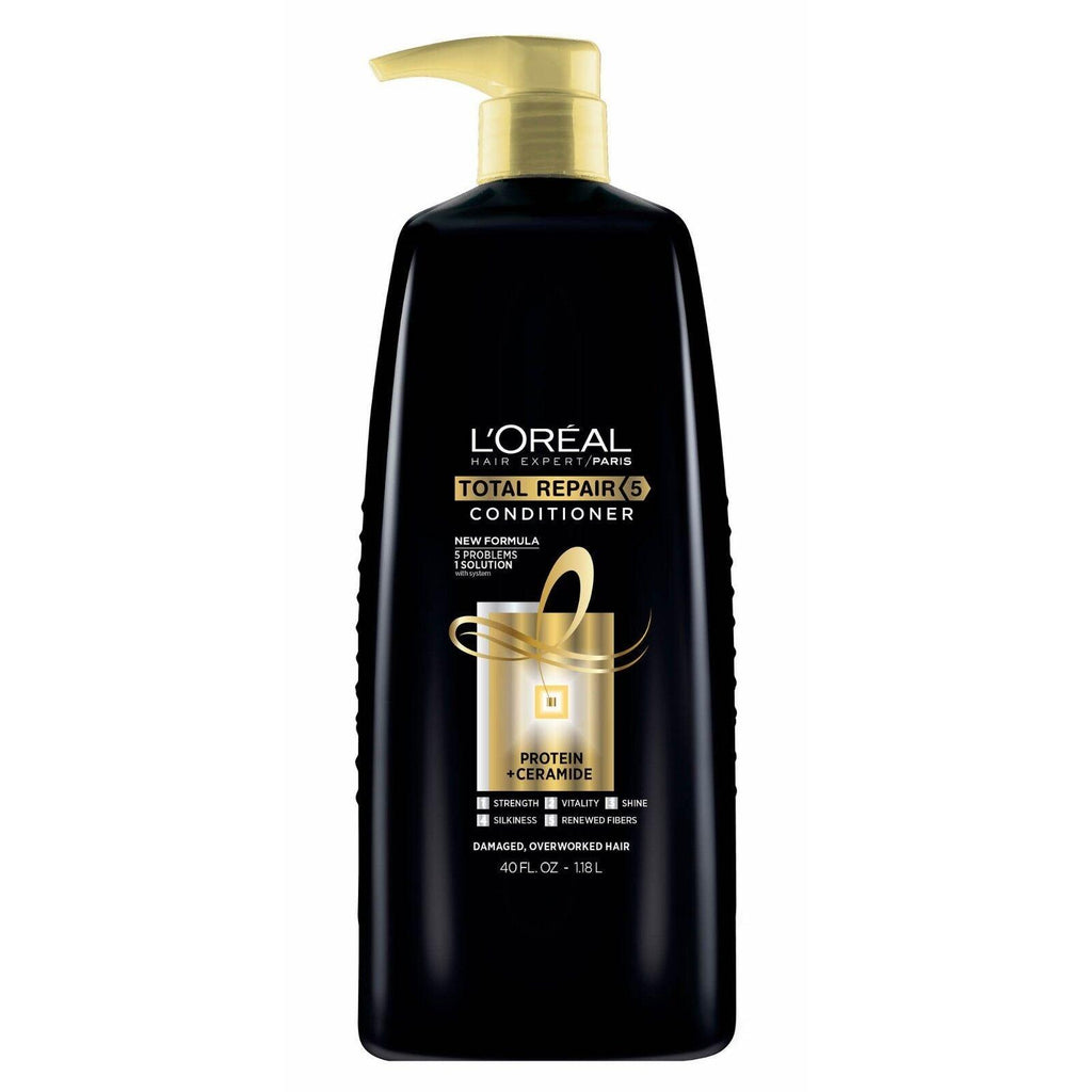 L'Oreal Paris Elvive Total Repair 5 Shampoo & Conditioner Set (40 Fl.Oz.)