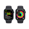 Apple Watch Series 9 GPS + Cellular 45Mm Midnight Aluminum Case with Midnight Sport Band - M/L