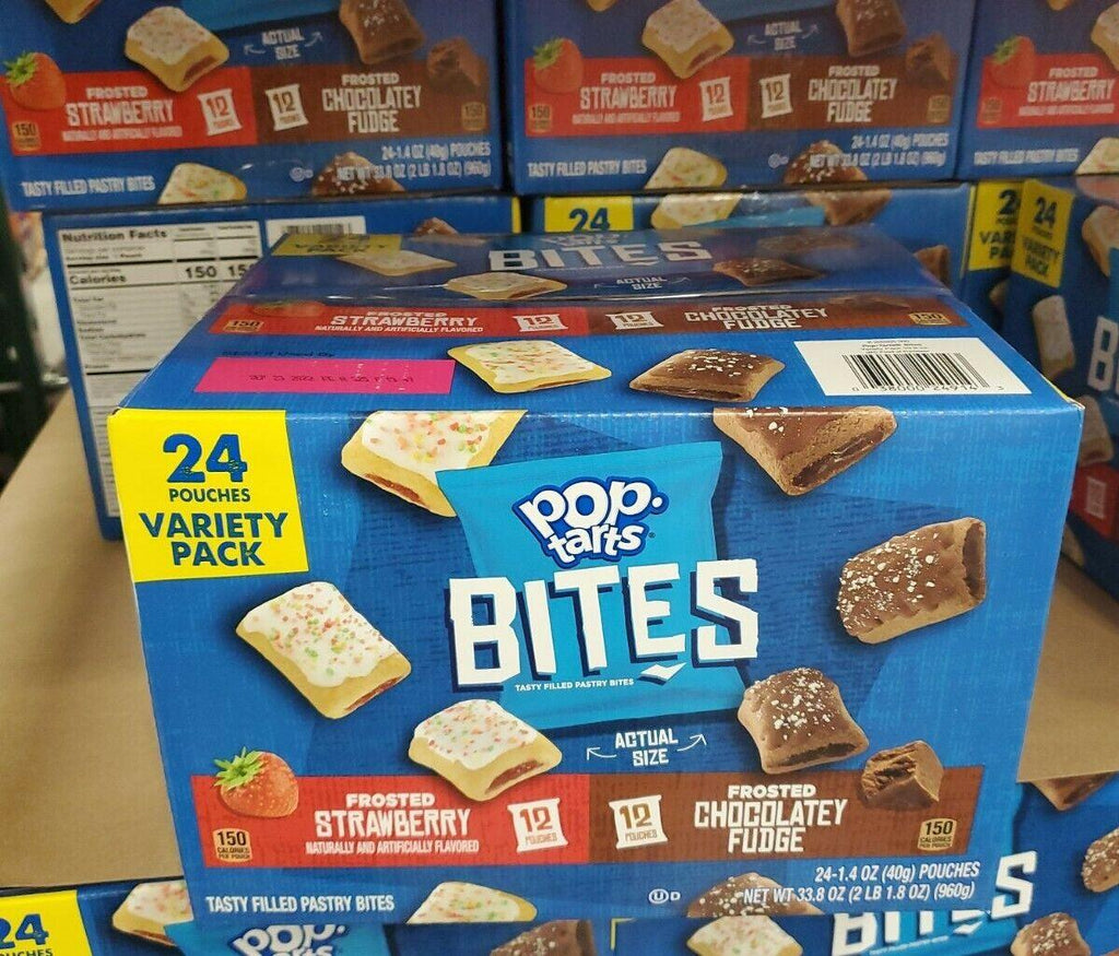 Poptarts Bites Strawberry Ans Chocolate 24 CT