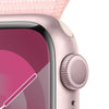 Apple Watch Series 9 GPS 41Mm Pink Aluminum Case with Light Pink Sport Loop