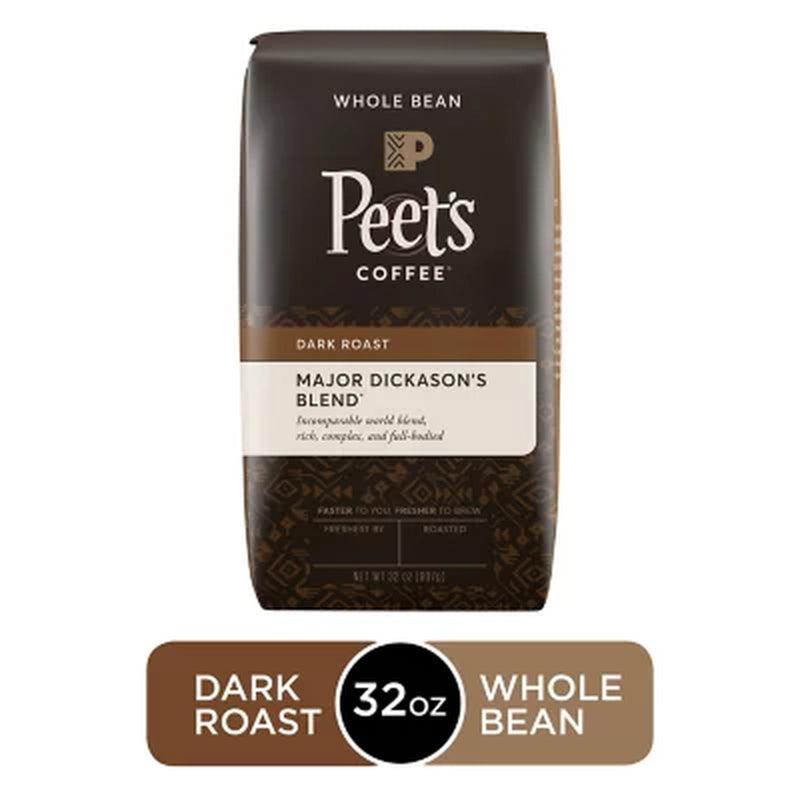 Peet'S Coffee Dark Roast Whole Bean, Major Dickason'S Blend (32 Oz.)