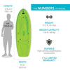 Lifetime Recruit 66 Youth Kayak - Lime Green - 90765