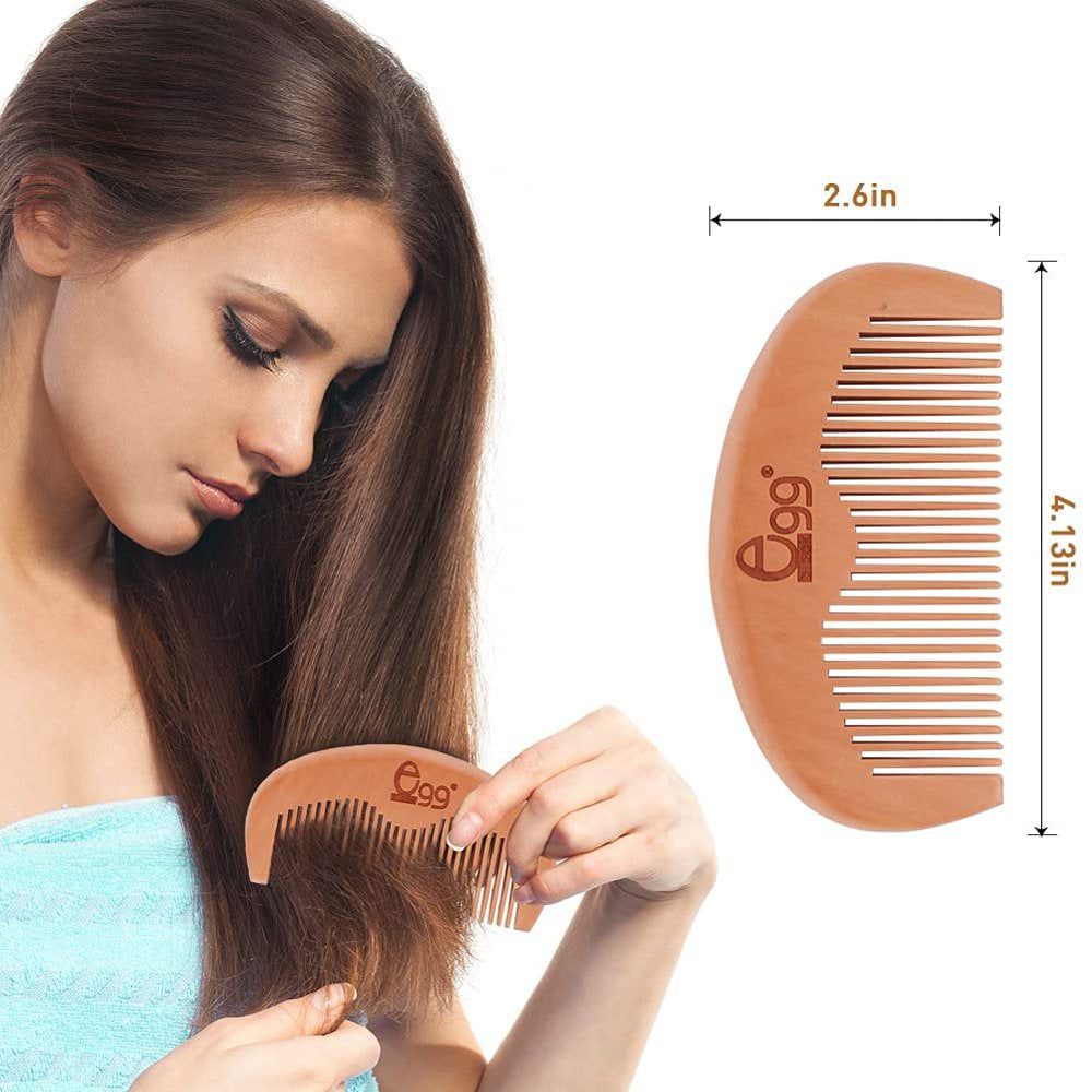 BLACK EGG Soft Hair Brush Hair Comb for Thin and Fine Hair Detangle Smoothing Haircare Beauty Gift