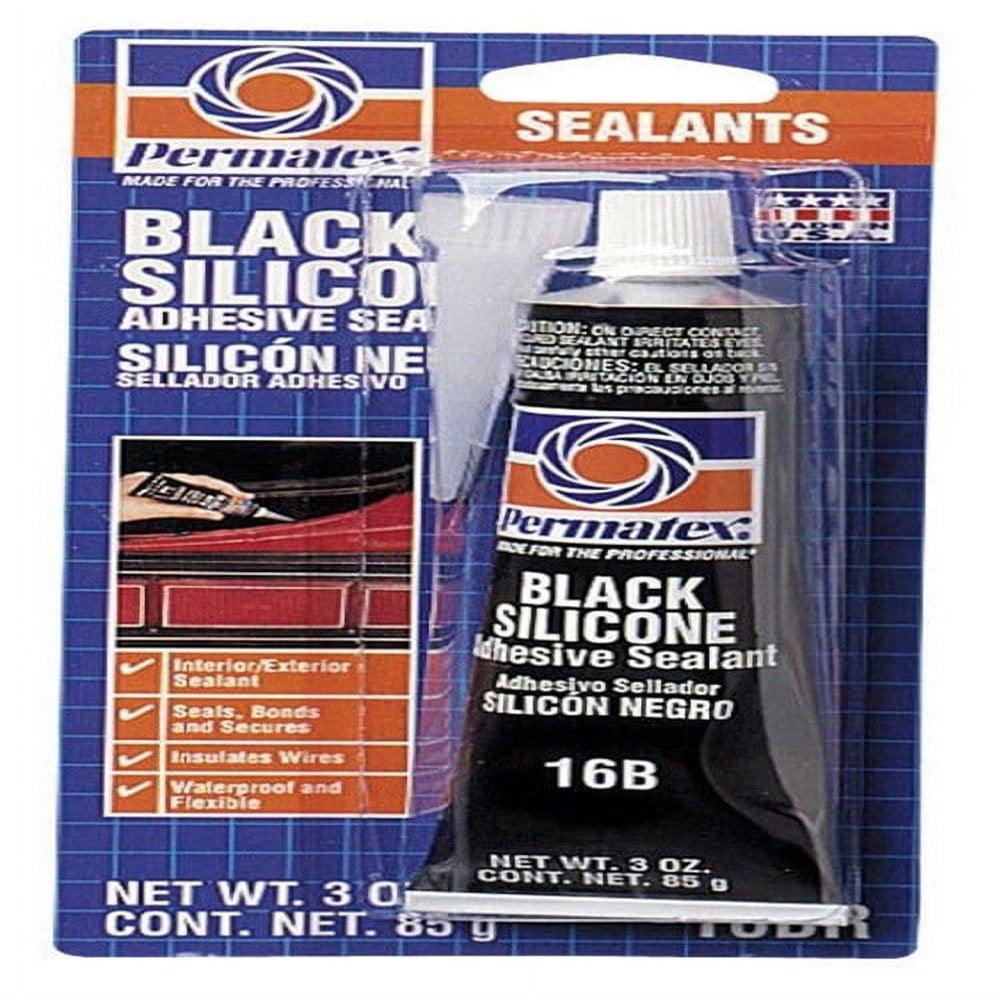 Permatex Black Silicone Sealant 3.00 Oz Tube P/N 81158