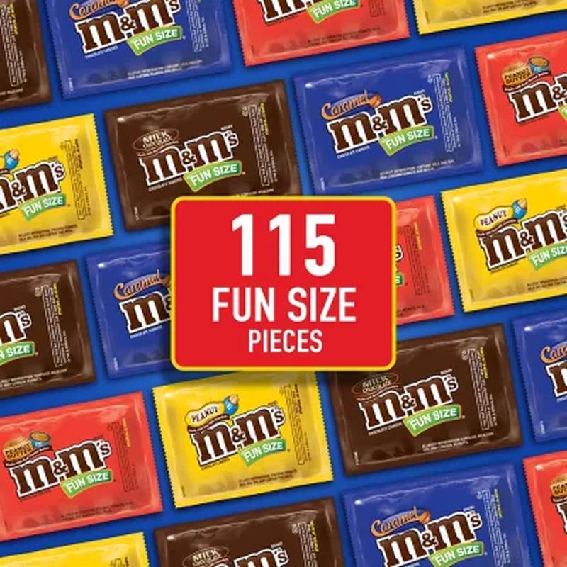 M&M'S Chocolate Candy Assorted Fun Size Bulk Variety Pack (115 Ct., 4 Lbs)